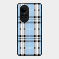 Check Glass Phone Case And Cover For Oppo Reno 10 Pro 5G