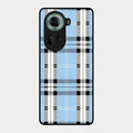 Check Glass Phone Case And Cover For Oppo Reno 11 5G
