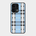 Check Glass Phone Case And Cover For Oppo Reno 13 Pro 5G