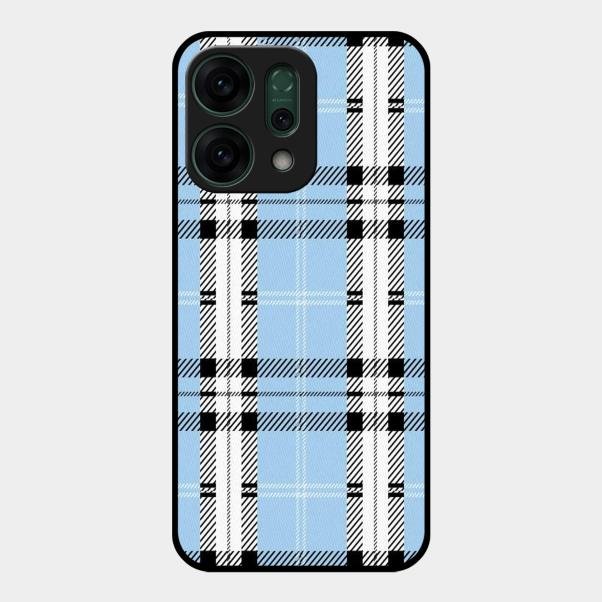 Check Glass Phone Case And Cover For Oppo Reno 14 5G