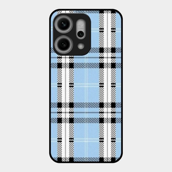 Check Glass Phone Case And Cover For Oppo Reno 14 Pro 5G