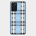 Check Glass Phone Case And Cover For Oppo Reno 6 5G
