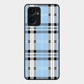 Check Glass Phone Case And Cover For Oppo Reno 7 5G