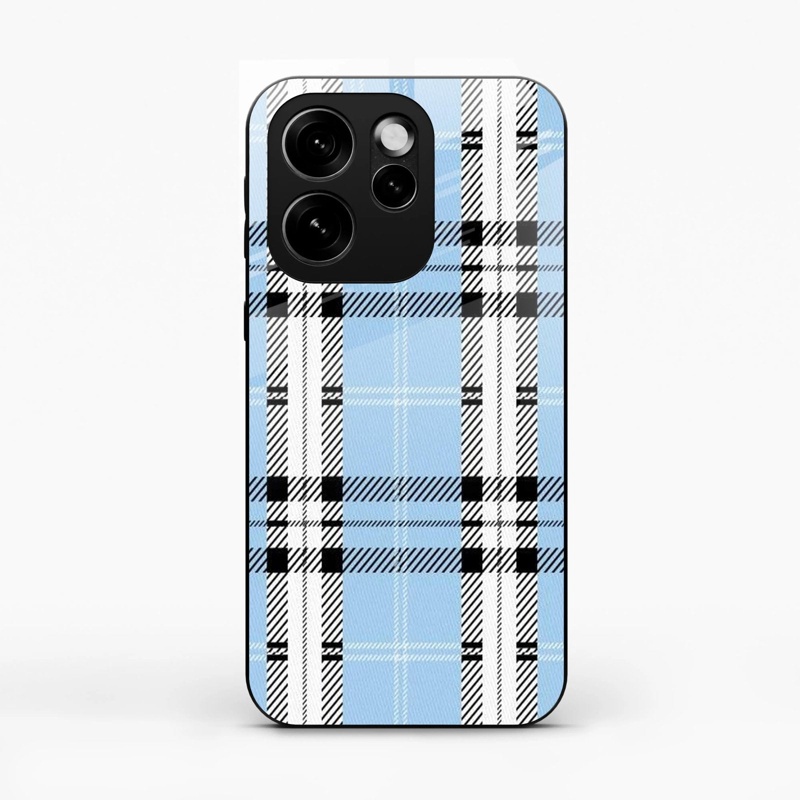 Check Glass Phone Case And Cover For Oppo Reno15 Pro 5G