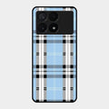 Check Glass Phone Case And Cover For Poco X6 Pro 5G