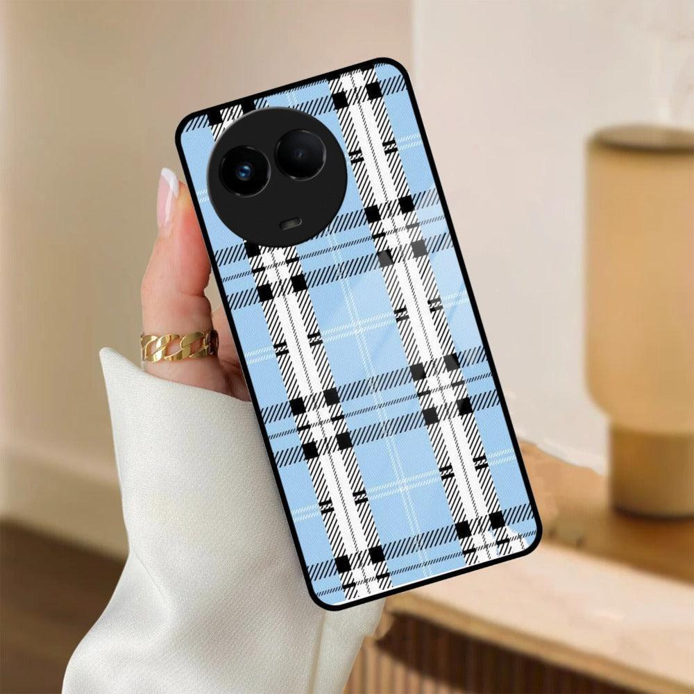 Check Glass Phone Case And Cover For Realme/Narzo - ShopOnCliQ