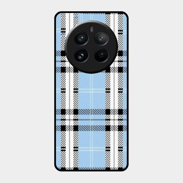Check Glass Phone Case And Cover For Realme 12 Pro 5G