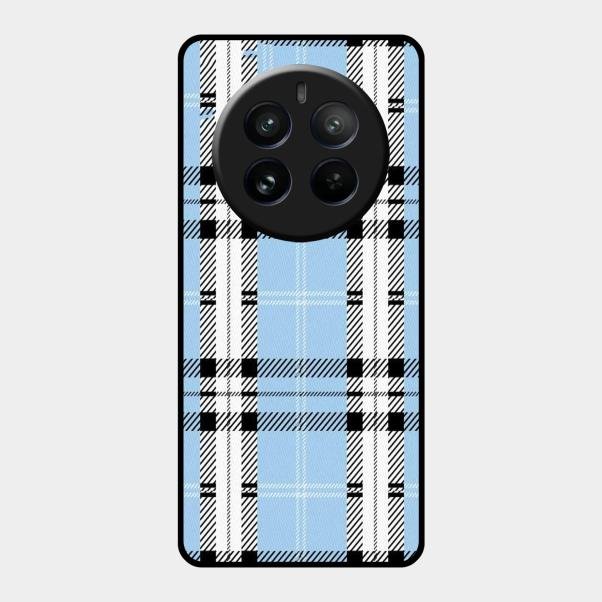 Check Glass Phone Case And Cover For Realme 12 Pro Plus 5G