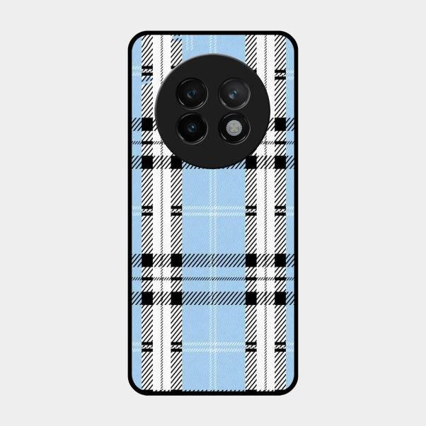 Check Glass Phone Case And Cover For Realme 13 Plus 5G