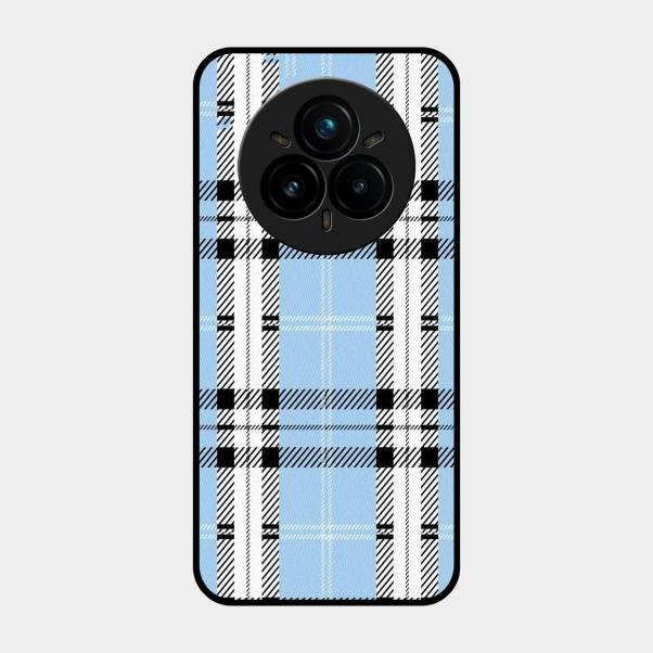 Check Glass Phone Case And Cover For Realme 14 Pro 5G