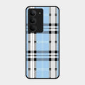 Check Glass Phone Case And Cover For Realme 14X 5G