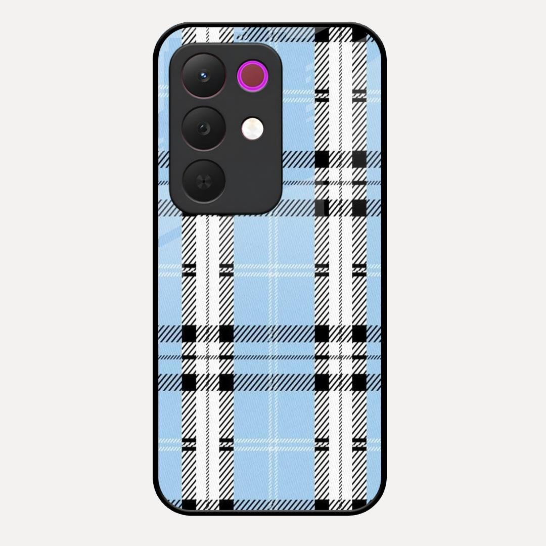 Check Glass Phone Case And Cover For Realme 15X 5G