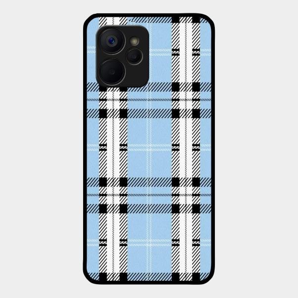 Check Glass Phone Case And Cover For Realme 9I 5G
