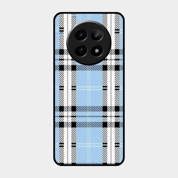 Check Glass Phone Case And Cover For Realme C65 5G