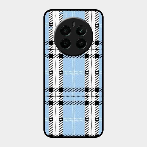 Check Glass Phone Case And Cover For Realme Narzo 70 5G