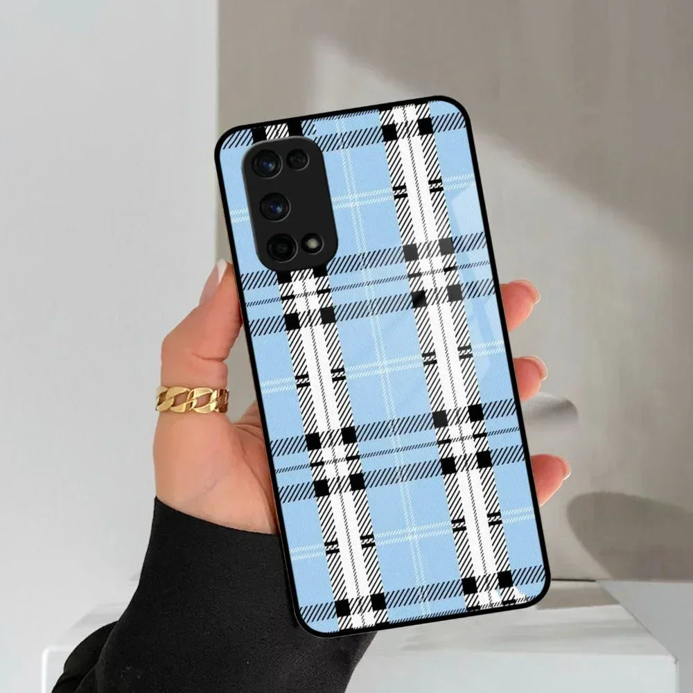 Check Glass Phone Case And Cover For Realme/Narzo - ShopOnCliQ