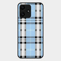 Check Glass Phone Case And Cover For Redmi 12 5G