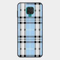 Check Glass Phone Case And Cover For Redmi Note 10 Lite