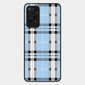 Check Glass Phone Case And Cover For Redmi Note 11 Pro 5G