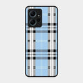 Check Glass Phone Case And Cover For Redmi Note 12 4G