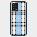 Check Glass Phone Case And Cover For Redmi Note 12 5G