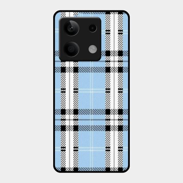 Check Glass Phone Case And Cover For Redmi Note 13 5G