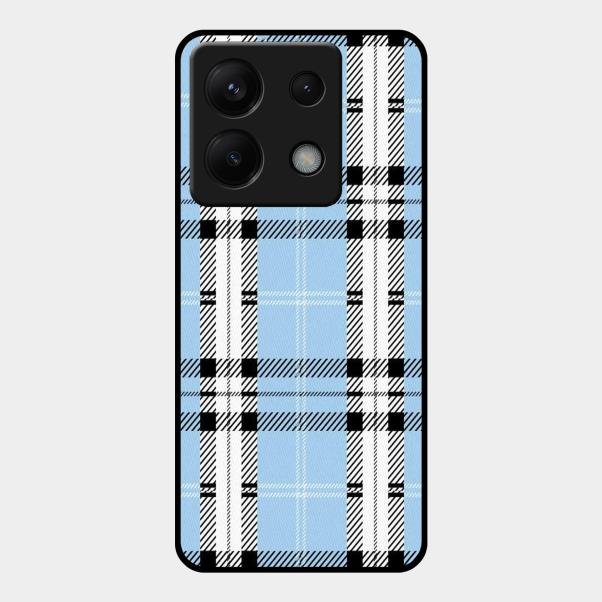 Check Glass Phone Case And Cover For Redmi Note 13 Pro 5G