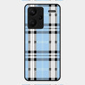 Check Glass Phone Case And Cover For Redmi Note 13 Pro Plus 5G