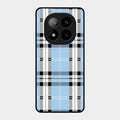 Check Glass Phone Case And Cover For Redmi Note 14 Pro Plus 5G