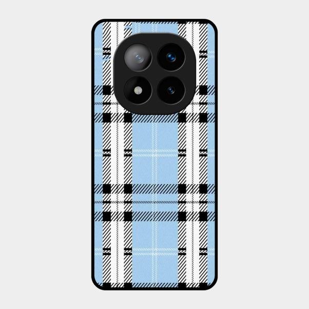 Check Glass Phone Case And Cover For Redmi Note 14 Pro Plus 5G