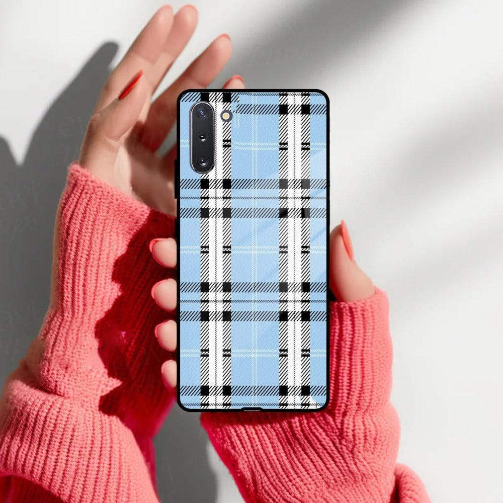Check Glass Phone Case And Cover For Samsung - ShopOnCliQ