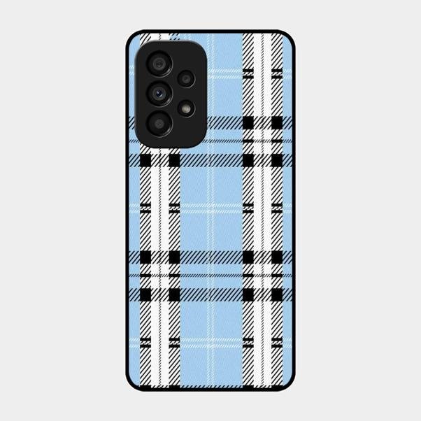 Check Glass Phone Case And Cover For Samsung Galaxy A53 5G