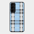 Check Glass Phone Case And Cover For Samsung Galaxy A55 5G
