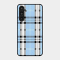 Check Glass Phone Case And Cover For Samsung Galaxy M35 5G