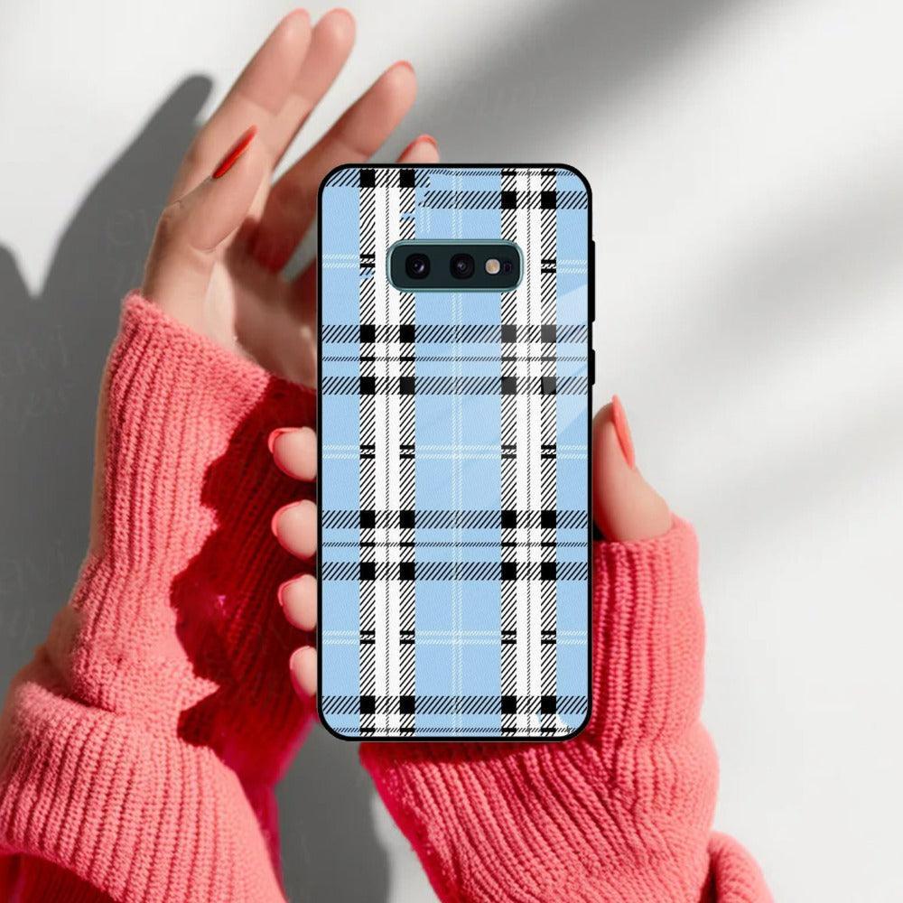 Check Glass Phone Case And Cover For Samsung - ShopOnCliQ