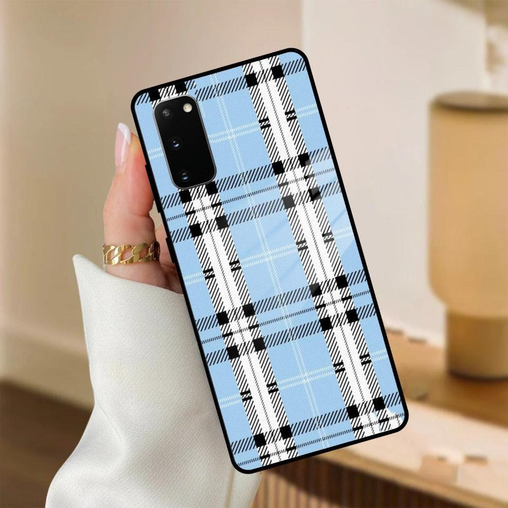 Check Glass Phone Case And Cover For Samsung - ShopOnCliQ