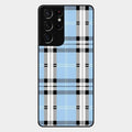 Check Glass Phone Case And Cover For Samsung Galaxy S21 Ultra