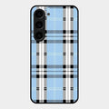 Check Glass Phone Case And Cover For Samsung Galaxy S23 5G