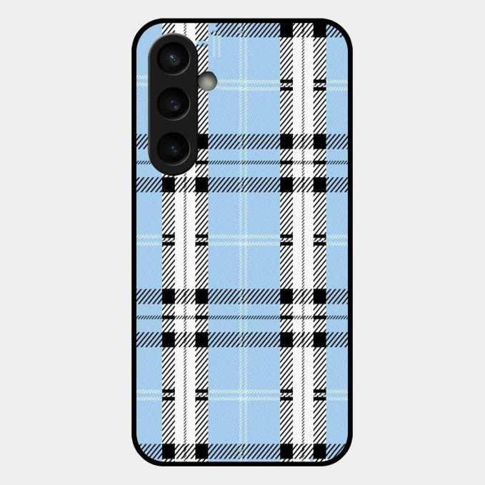 Check Glass Phone Case And Cover For Samsung Galaxy S23 Fe 5G