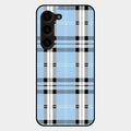 Check Glass Phone Case And Cover For Samsung Galaxy S23 Plus 5G