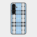 Check Glass Phone Case And Cover For Samsung Galaxy S25 Plus 5G