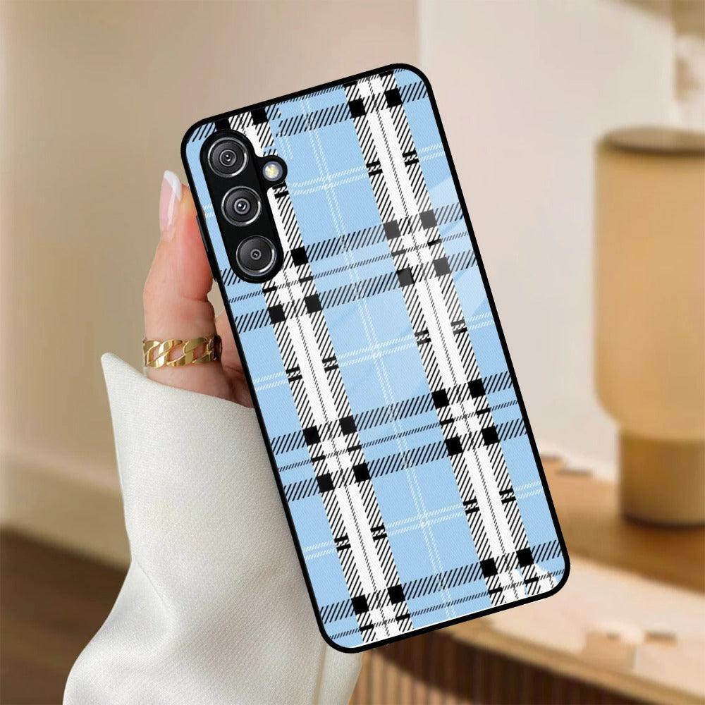 Check Glass Phone Case And Cover For Samsung - ShopOnCliQ