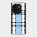 Check Glass Phone Case And Cover For Vivo T3 Pro 5G