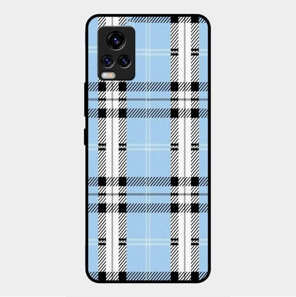 Check Glass Phone Case And Cover For Vivo V20 2021