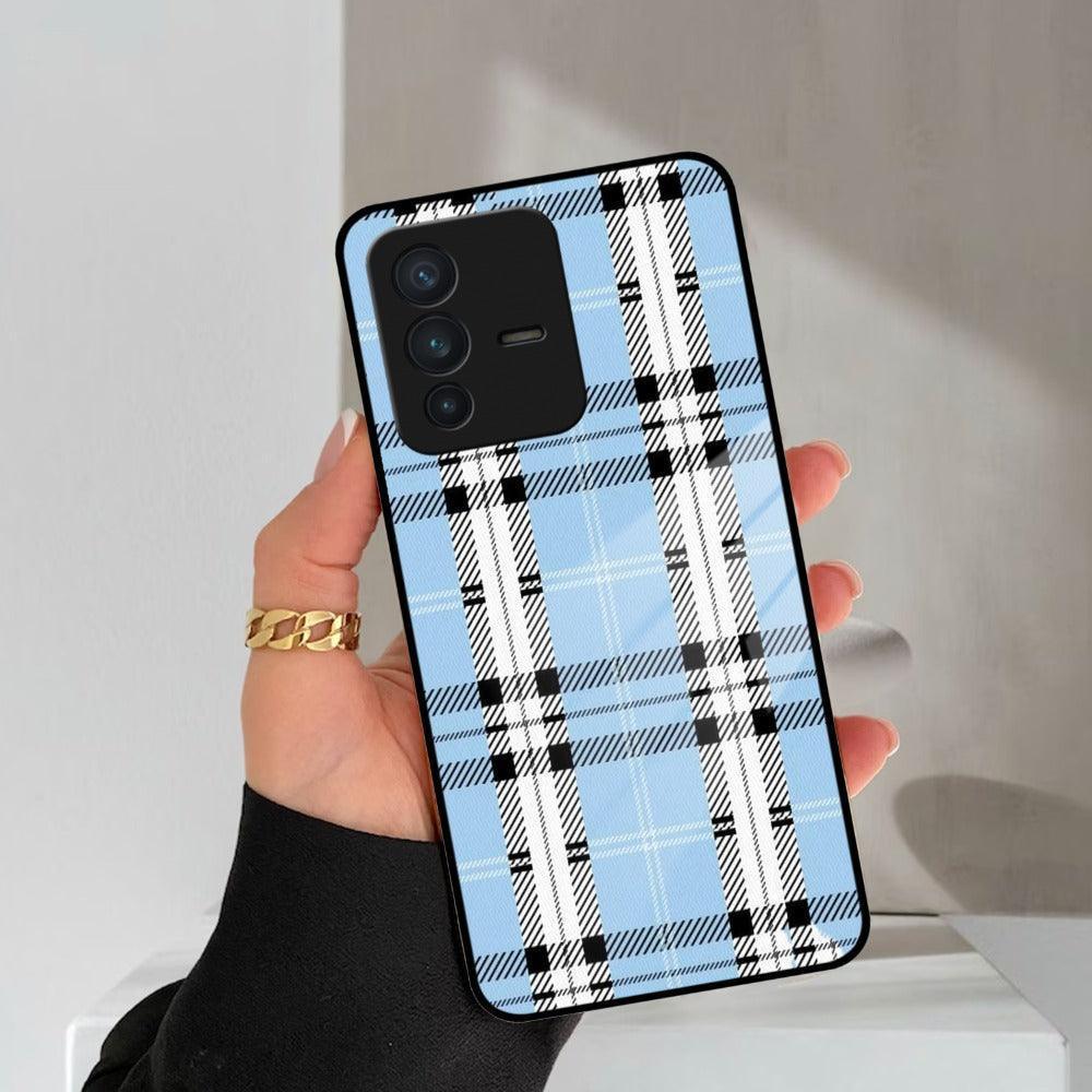 Check Glass Phone Case And Cover For Vivo - ShopOnCliQ