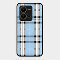 Check Glass Phone Case And Cover For Vivo V25 5G