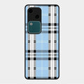 Check Glass Phone Case And Cover For Vivo V30 5G