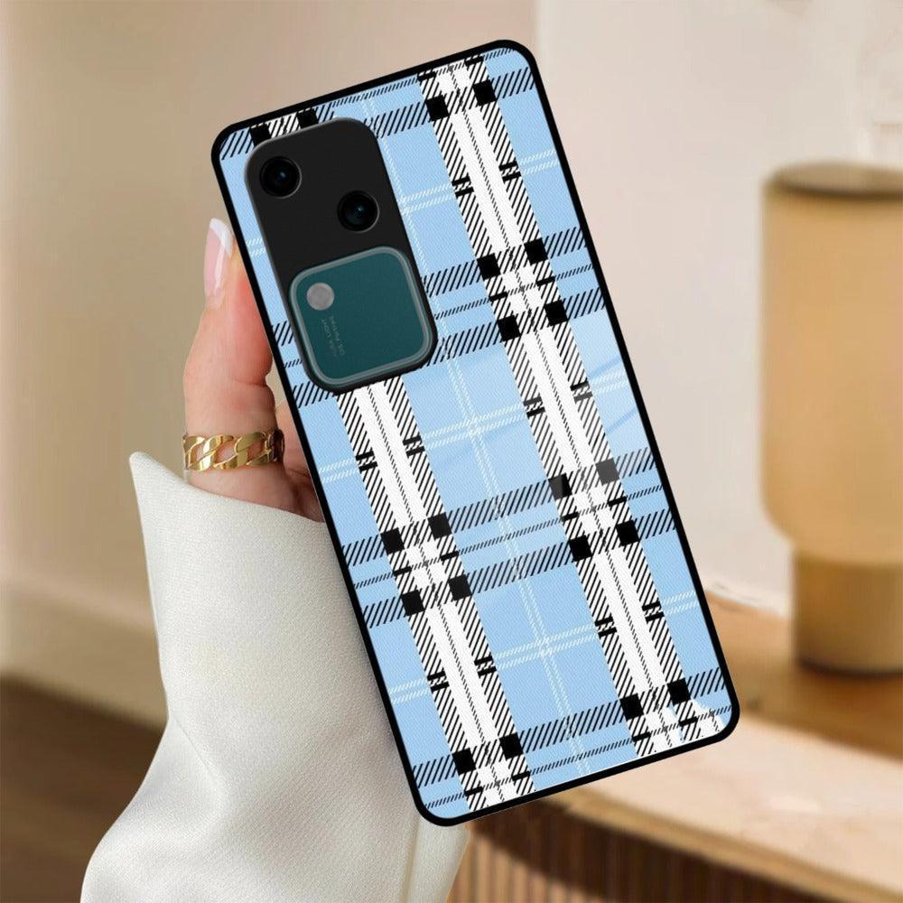 Check Glass Phone Case And Cover For Vivo - ShopOnCliQ