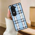 Check Glass Phone Case And Cover For Vivo - ShopOnCliQ