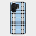 Check Glass Phone Case And Cover For Vivo V60 5G